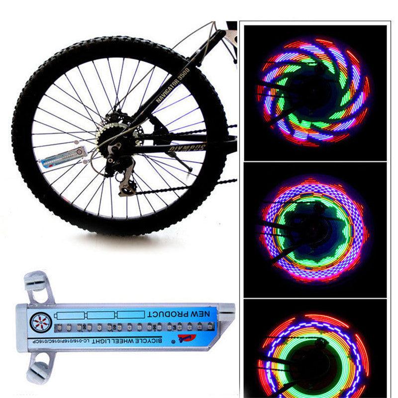 Luces LED para radios de rueda + pilas de repuesto de regalo