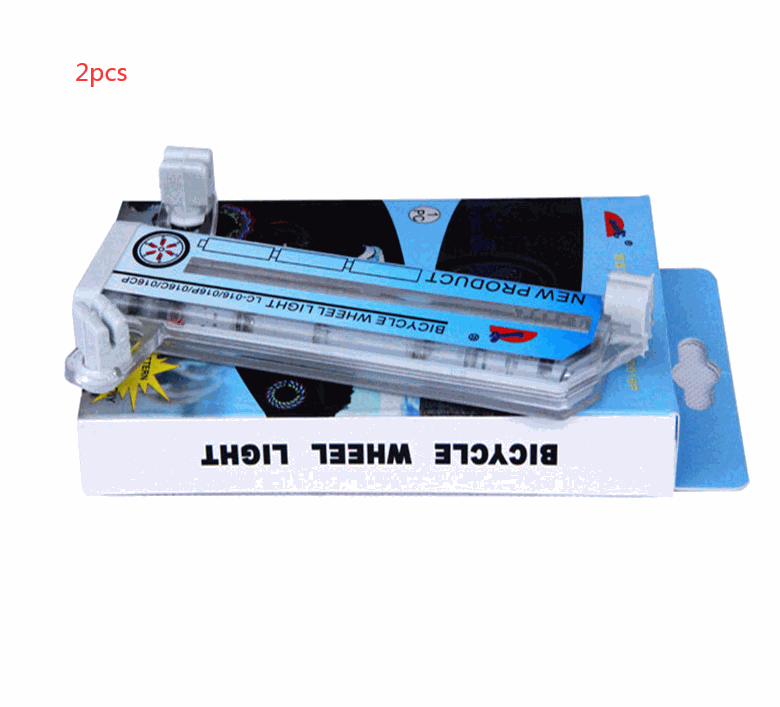 Luces LED para radios de rueda + pilas de repuesto de regalo