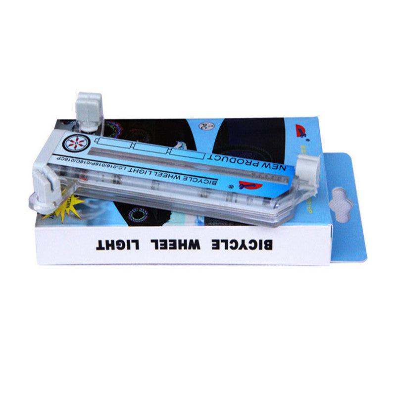 Luces LED para radios de rueda + pilas de repuesto de regalo