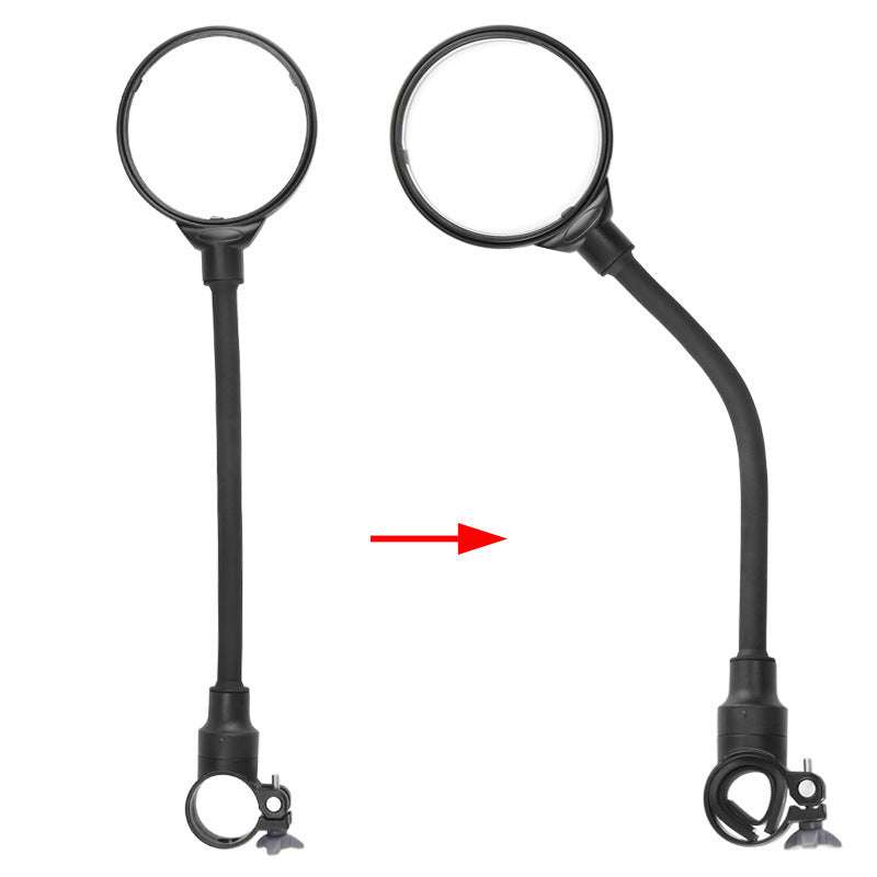 Espejo retrovisor de punta de manillar antirreflejo + tapones de regalo