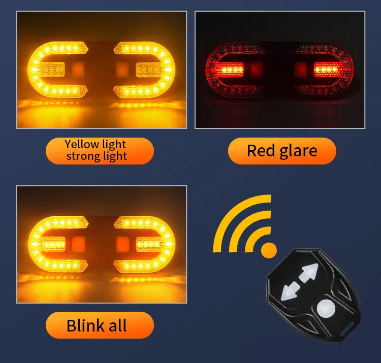 Luz trasera con intermitentes separables AES-010AB