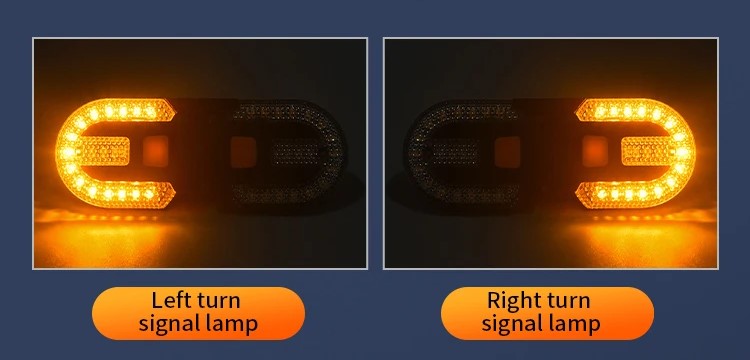 Luz trasera con intermitentes separables AES-010AB