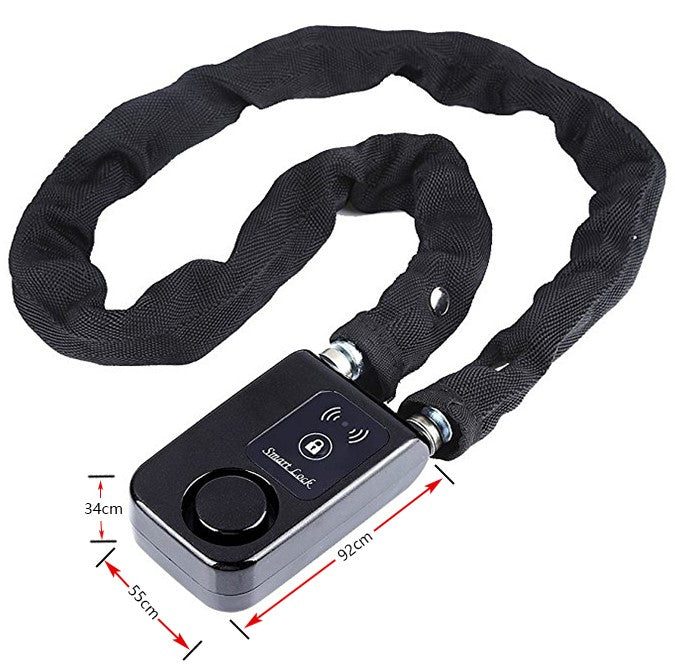 Candado + Cadena + Alarma - AES-018AMB