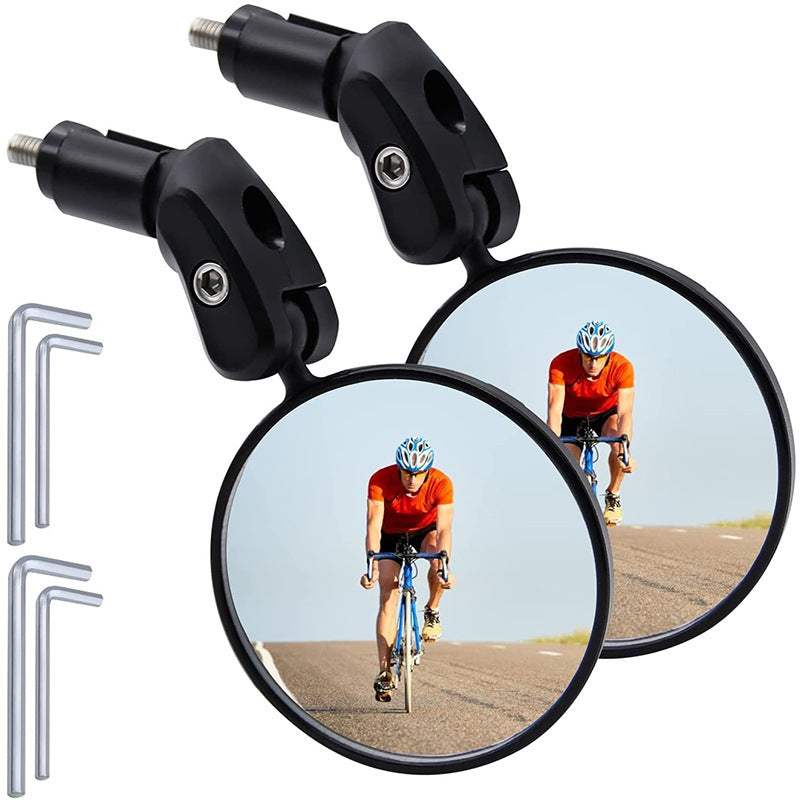 Espejo retrovisor 360° plegable para manillar + timbre mini de regalo